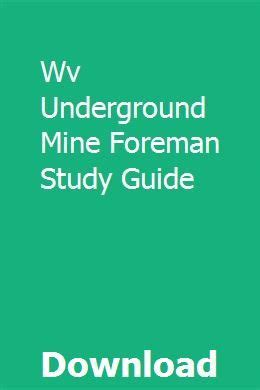 Wv surface mine foreman study guide. - Philips q543 3e la tv service handbuch.