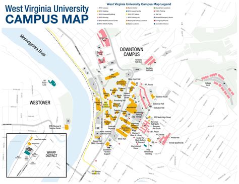 WVU Maps. Downtown Campus Map, WVU Parking Map. Res