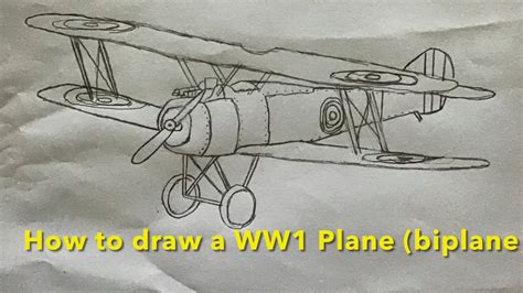 Ww1 Plane Drawing