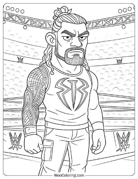 Wwe Coloring Page