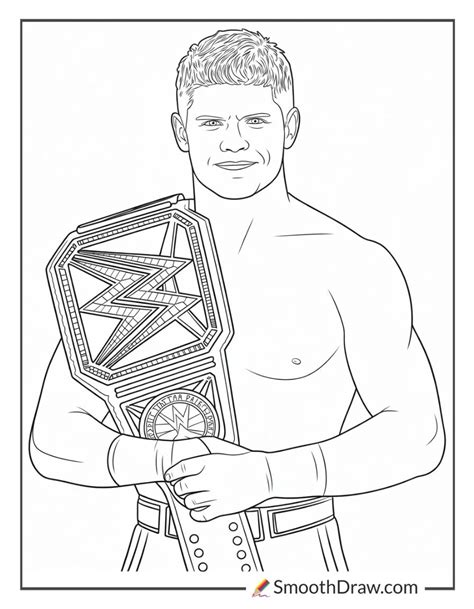 Wwe Coloring Pages To Prin