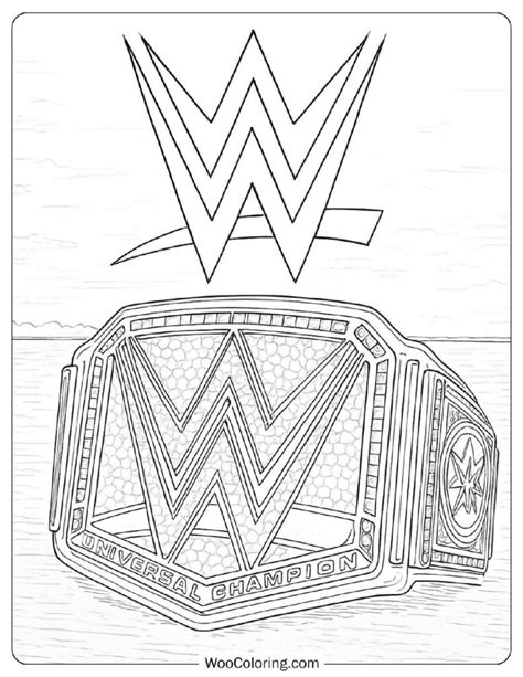 Wwe Coloring Shee