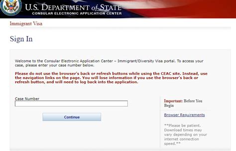 Www ceac state gov login. ROUTINE USES: The information on this form may be shared with federal, state, and local government agencies, members of Congress, and officials of foreign governments in accordance with certain approved routine uses. More information on the Routine Uses for the system can be found in the System of Records Notice State-39, Visa Records. 
