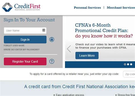 Www cfna com login. Be prepared to handle major tire and auto repair, planned or unexpected. Conveniently pay for car repairs, maintenance, service, tires, wheels, parts, accessories - and more. Exclusive cardholder benefits like special warranties and discounts on services *. Stay up to date with 24/7 access to your account, wherever you are. 