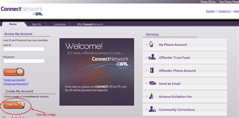 ConnectNetwork Sign-In Page. Create Account. Sign In.. 