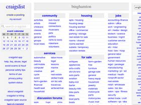 Www craigslist binghamton. Things To Know About Www craigslist binghamton. 