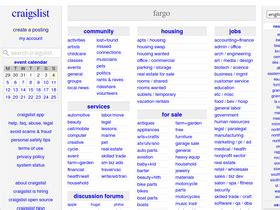 Www craigslist org fargo. craigslist provides local classifieds and forums for jobs, housing, for sale, services, local community, and events 