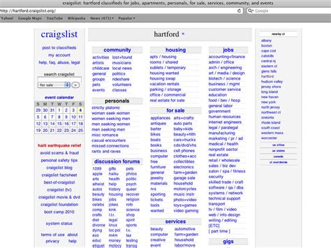 craigslist provides local classifieds and forums for jobs housing