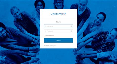 CROSSMARK, Inc. - Sign In. https://crossm