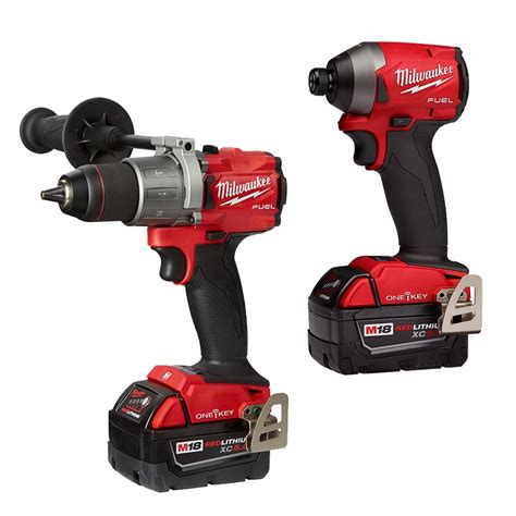 This MILWAUKEE® 5 Tool Combo Kit features five M18 FUEL™ 18-Volt Lithium-Ion brushless cordless tools including a 1/2 in. Hammer Drill, 1/4 in. Impact Driver, SAWZALL® Reciprocating Saw, 6-1/2 Circular Saw, and LED work light. M18 FUEL™ is fully compatible with the MILWAUKEE® M18™ 18-volt cordless system, featuring over 250 solutions.. 