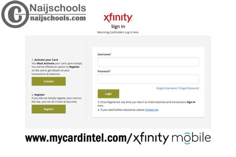 Www mycardintel xfinitymobile. You can create an Xfinity ID to access your Xfinity services online. You can also manage your Xfinity ID and create up to six secondary IDs through your account. 