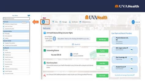 UVA MyChart is a personalized, secure way to access
