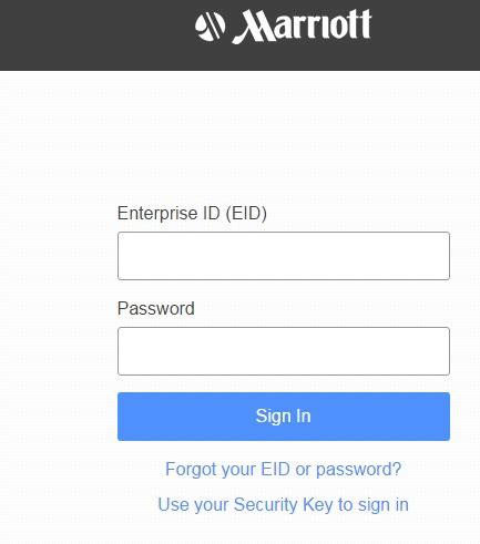 Marriott International's Global Intranet and Business Application (eTool) Gateway. 