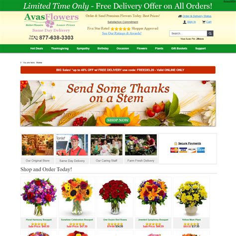 Www.avasflowers.com customer support. We also assess other applicable fees. Fees are calculated during the checkout process and are based on factors such as Recipient Address and the date and time of delivery. The checkout total inclusive of fees and taxes is displayed prior to final checkout customer approval. For more information on fees click here. The 45% off … 