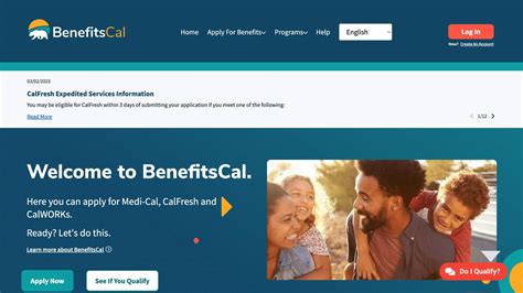 BenefitsCal is a portal where Californians ca