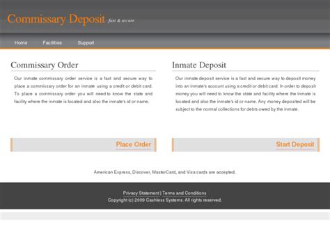 Sending an Inmate Money using CommissaryDeposit.com is a simple process: Start here and click ‘DEPOSIT MONEY’. Choose Georgia. Choose Sumter County Jail. View the date your order will be delivered, then click ‘NEXT’. Search for, then Select your inmate. Choose the amount to send. Pay for the deposit transaction.