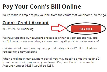 Www.conns.com pay your bill. 1 In store with your Conn's HomePlus HOME credit card or your Synchrony HOME credit card between 4/11/22 & 5/8/22. Equal monthly payments required for up to 48 months. See details 