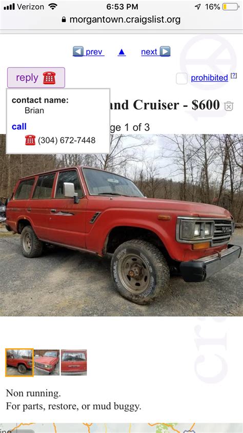 People in Morgantown, West Virginia have been enjoying the convenience of the use of Craigslist as an online resource for selling items they have for sale.. 