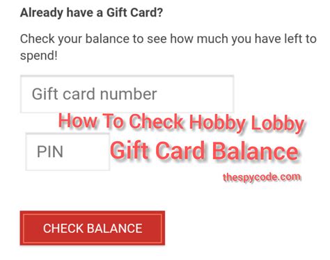 Www.hobbylobby.com gift card balance. Things To Know About Www.hobbylobby.com gift card balance. 
