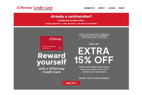 Www.jcpenneymastercard.com register. Mar 13, 2023 · Click here for details. Contact us | Privacy Policy | Web site usage Agreement | Internet Privacy Policy © 2014 Synchrony Bank | Privacy Policy | Web site usage ... 