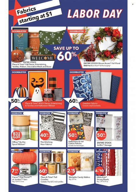 View JOANN's weekly ad online to find great deals, coupons & weekly promos you don't want to miss! Save big on this week's hot deals. . 