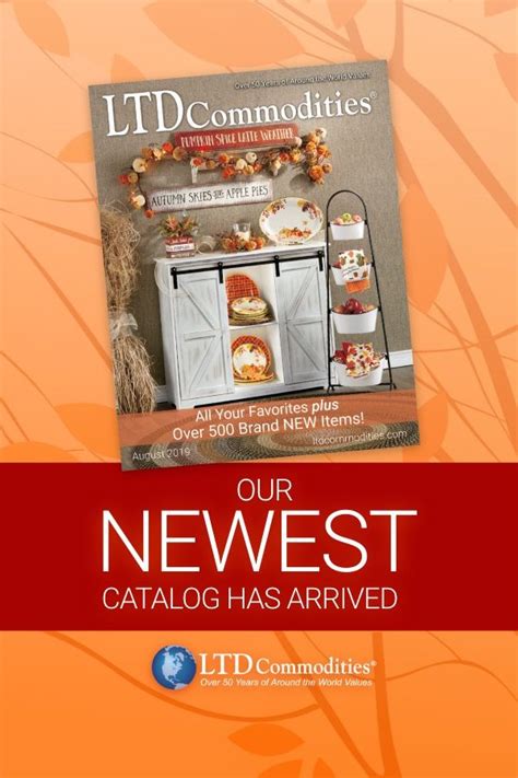 Www.ltdcommodities.com catalog order form. Get Inspired with Fall Decorating Ideas and Festive Thanksgiving Decor. Viewing 1-60 of 84. Price Range. Ratings. Color. Size. Sort by: Featured. Fall Favorite Hot Drink Mixes. $6.99. 