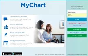 MyChart System Downtime Notification. The site wil