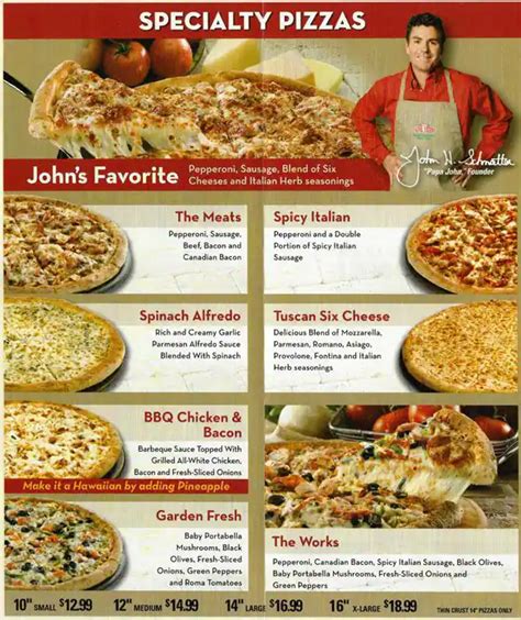 Www.papajohns.com menu. Telegraph Rd. Open - Closes at 11:00 PM. 14569 Telegraph Road. Order online or call (714) 879-7272 now for the best pizza deals. Taste our latest menu options for pizza, breadsticks and wings. Available for delivery or carryout at a location near you. 