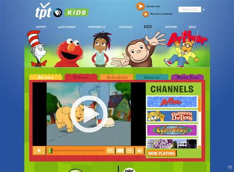 Watch your favorite PBS KIDS shows on th