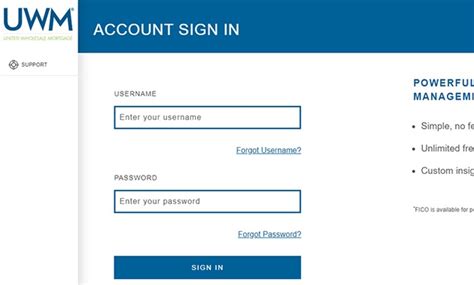 Mortgage Account Login, Sign In | UWM. Sign In to Your United Wholesale Mortgage Account. Forgot your username? Username. Password Forgot your password? Sign In. …. 