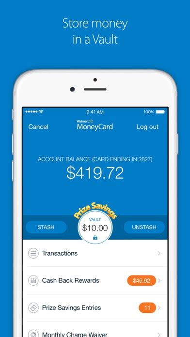 Must be 18 or older to purchase a Walmart MoneyCard. Activation requires online access and identity verification (including SSN) to open an account. Mobile or email verification and mobile app are required to access all features. Cash Back: Cash back, up to $75 per year, is credited to card balance at end of reward year and is subject to successful activation and …. 