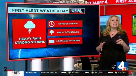 A First Alert Weather Day has been issued for tomorrow. A few