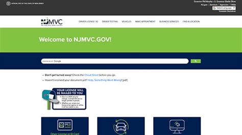 New Jersey Motor Vehicle Commission Business & Government Services 225 East State Street P. . Wwwnjmvcgoc