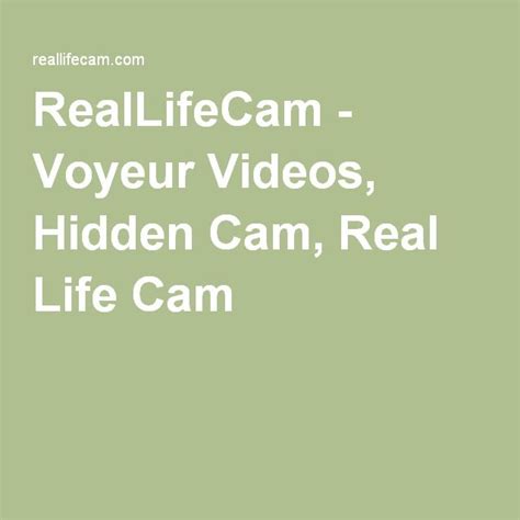 RealLifeCam Replay. . Wwwreallifecamcon