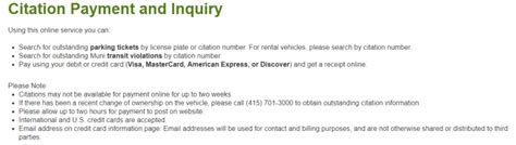 Specifically, those formerly ticketable offenses include: Exceeding the 72-hour parking limit. . Wwwsfmtacompaycitation