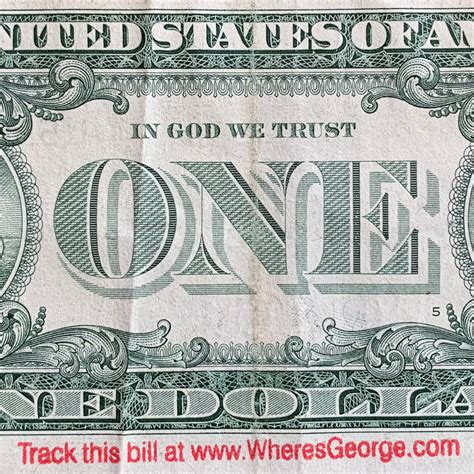 Su página web permite a la gente seguir un billete de dólar en concreto introduciendo en una base de datos un número de serie y el. . Wwwwheresgeorgecom