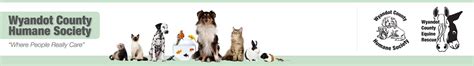 Wyandot County Humane Society. 9640 County Highway 330 Upper Sandusky, OH 43351 419-294-4477. ... Adoption; Surrendering; Equine Rescue; Bingo! Newsletters ... . 