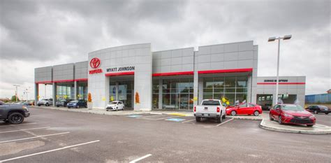 Wyatt johnson toyota clarksville tn. Wyatt Johnson Toyota. 2595 Wilma Rudolph Boulevard. Clarksville, TN 37040. Sales 855-535-9481. Service 800-770-6601. Get Directions. Schedule Service. Shop for the genuine OEM Toyota parts and accessories you need at Wyatt Johnson Toyota. View our inventory and order the parts you need from our dealership near Nashville, TN. 