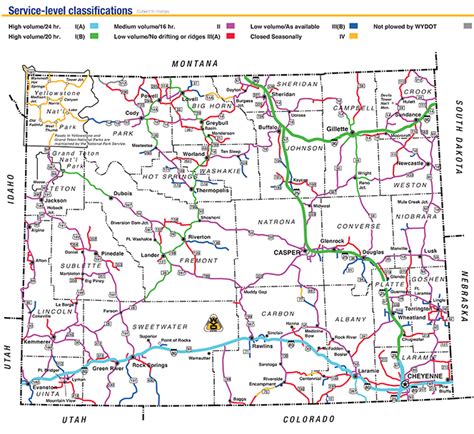 Wyoming 511 Travel Information Map ... Wyoming 511 
