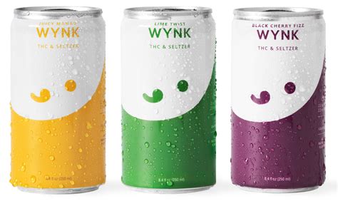 Wynk seltzer. Look no further than WYNK, a zero-calorie, zero-sugar seltzer that is infused with a little bit of both THC and CBD, making for a light and balanced buzz. Drinking WYNK is like experiencing the buzz of a light beer, glass of wine, or hard seltzer, but without bearing the burden of a hangover, or the strain of unwanted calories or sugar. Luckily ... 