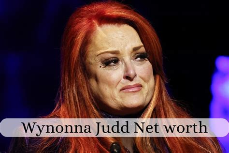 Apr 10, 2023 · Her first three singles all reached number one on the U.S country singles chart. She is most recognized for her musical work although she has also pursued other writing, acting, and philanthropy interests. As of May 2024, Wynonna Judd’s net worth is estimated to be roughly $12 Million..
