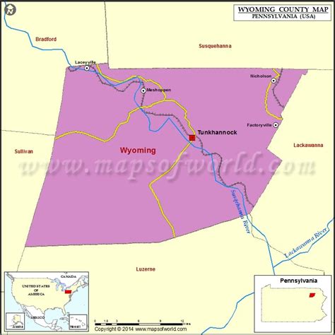 Wyoming, PA Map & Directions - MapQuest