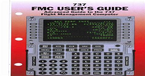 X plane 737 fmc manual bulfer. - Death march the complete software developer s guide to surviving.