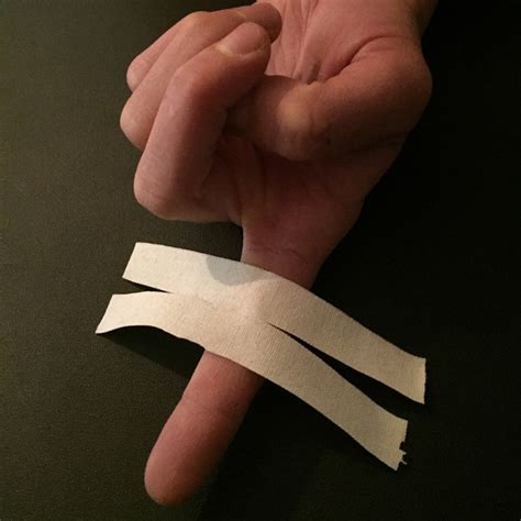 X taping finger.  The second technique is to support taping for a finger ...