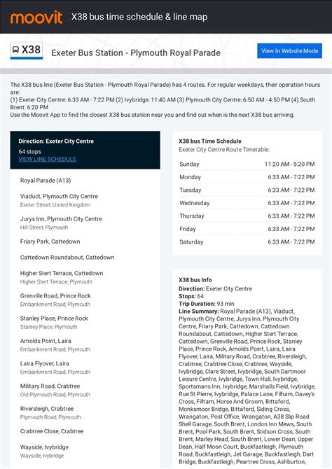 X38 Bus Time Schedule & Line Route - DocsLib