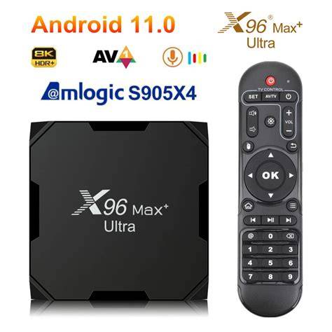 X96 max plus ultra.  Processeur: Processeur ARM Cortex A905 X96 Max Plus Ultra Android Box ut...
