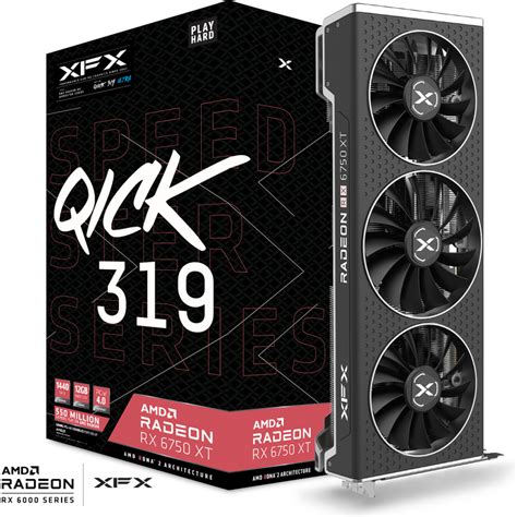 XFX Speedster QICK 319 Radeon RX 6750 XT Ultra Gaming Benchmark and Specs