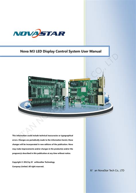 XI`AN NOVASTAR TECH CO., LTD Manualzz