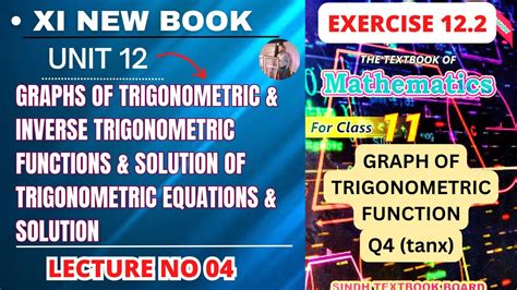 XI Maths Lecture 04 Ex 12.2 UNIT 12 Graphs Of Trigonometric ...