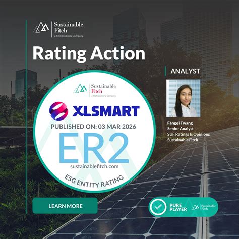 XLSmart Raih Rating ESG 2 dari Sustainable Fitch - balustradellc